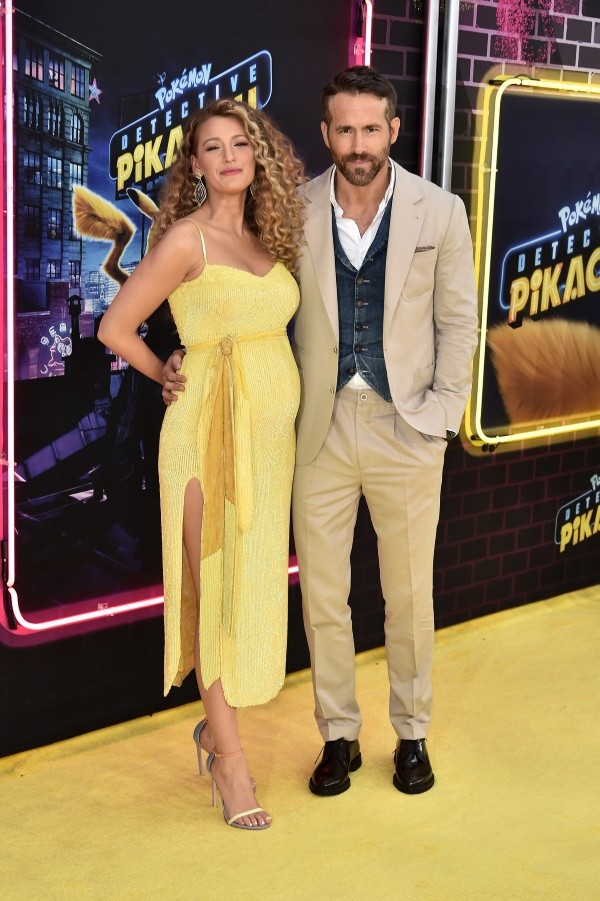 Blake Lively embarazada en 2019 (Getty).