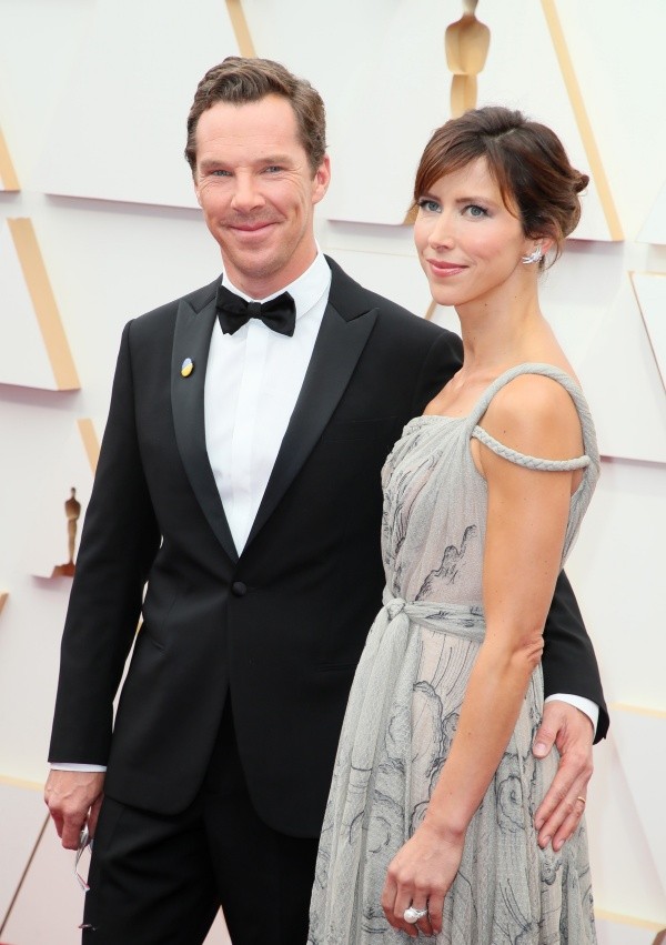 Benedict Cumberbatch y Sophie Hunter (Getty).