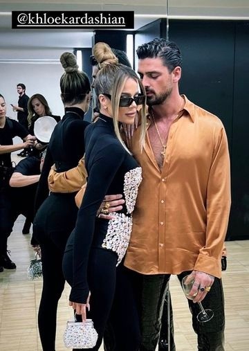 Khloé Kardashian y Michele Morrone. Foto: (@iammichelemorrone)