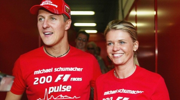 Una vida juntos la que llevan adelante Michael y Corinna Schumacher (Getty Images)