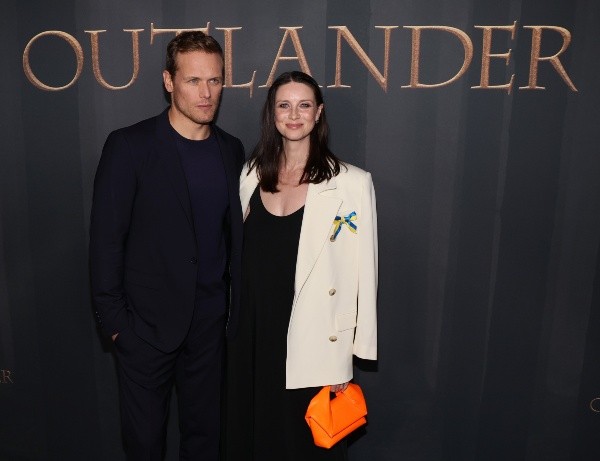 Sam Heughan y Caitriona Balfe son los protagonistas de Outlander. Foto: (Getty)