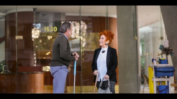 Guillermo Francella con Mirta Busnelli. Foto: (Star +)