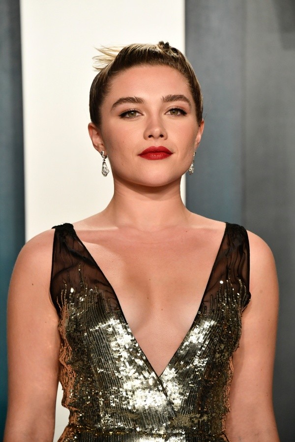 Florence Pugh, involucrada en el escándalo con Olivia Wilde (Getty).