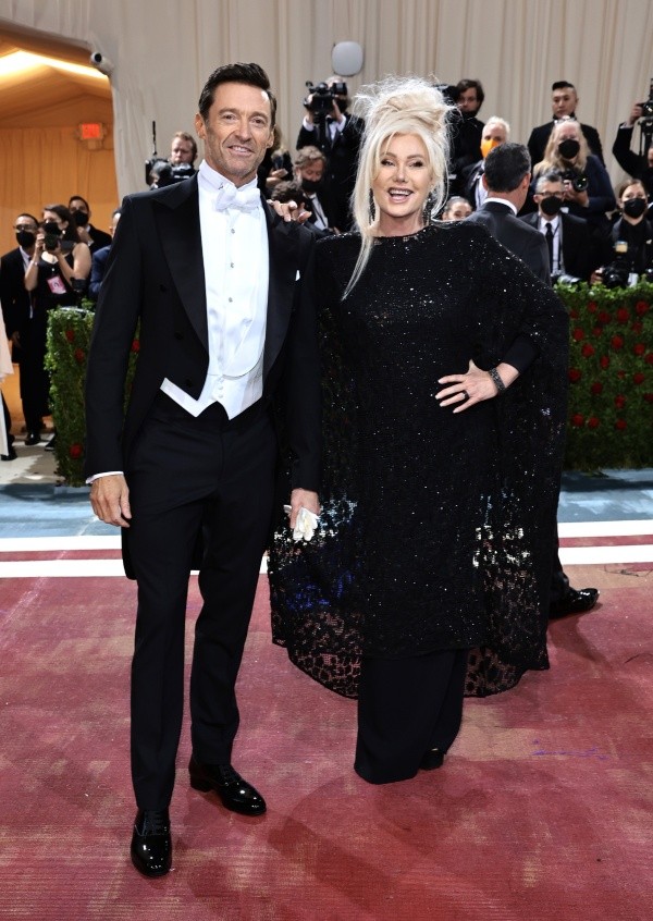 Hugh Jackman y Deborra-Lee Furness en 2022 (Getty).