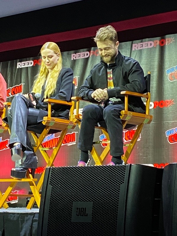 evan rachel wood daniel radcliffe weird new york comiccon