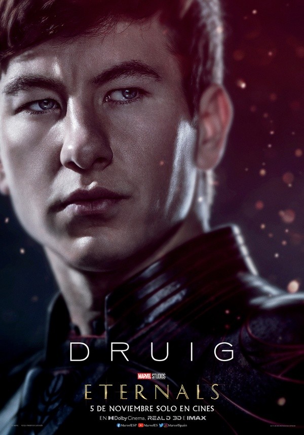 Barry Keoghan interpretó a Druig en Eternals (Marvel).