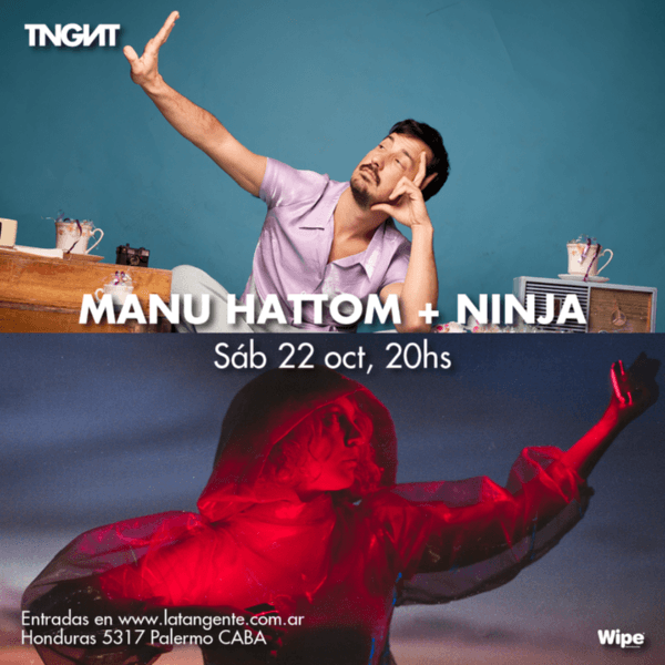 Ninja se presenta el 22 de octubre en La Tangente (Agencia Ced).