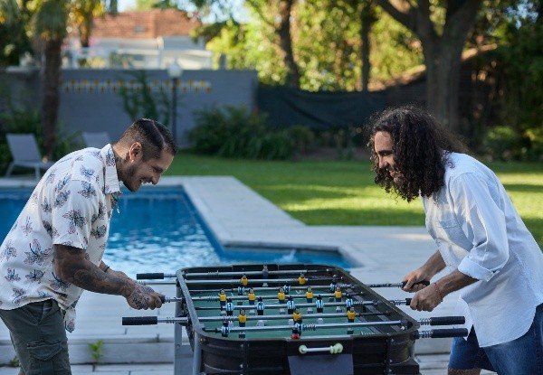 Juan Pablo Sorín participa en la serie (Foto: Netflix)