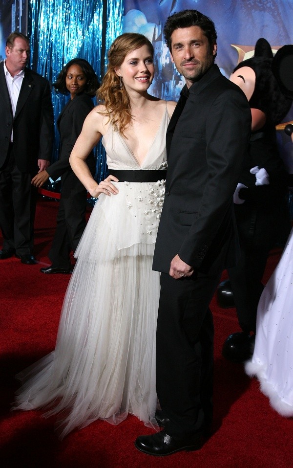 Amy Adams y Patrick Dempsey en 2007 (Getty).