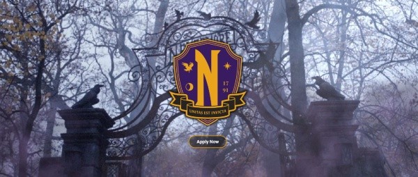 El sitio de la Academia Nunca Más en Internet (nevermoreacademy.com)