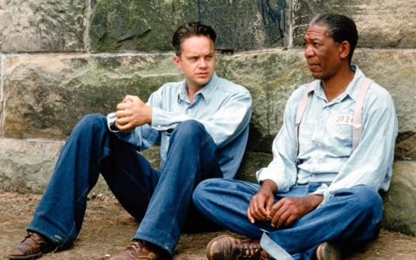 Morgan Freeman y Tim Robbins. Foto: (IMDB)