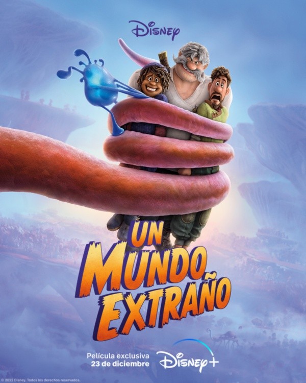 Strange World, ya disponible en la plataforma de streaming (Disney+).