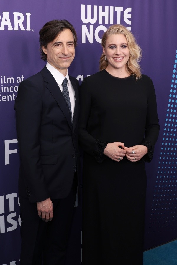  Noah Baumbach y Greta Gerwig en la presentación de White Noise (Getty).