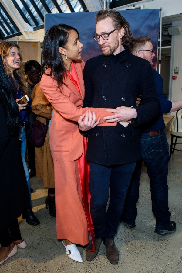 Zawe Ashton y Tom Hiddleston en 2019 (Getty).