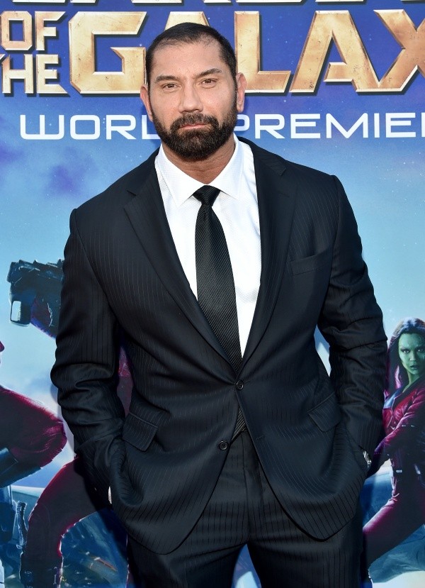 Dave Bautista interpreta a Drax el Destructor en Guardianes de la Galaxia (Marvel).