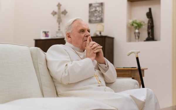 Anthony Hopkins en Los dos papas. Foto: (Netflix)