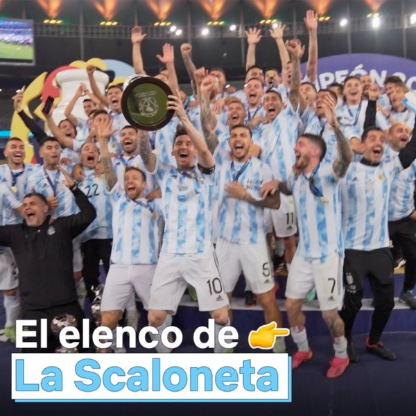 El elenco de la Scaloneta según la plataforma de streaming (Netflix).