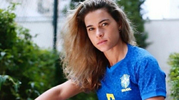 De las mejores jugadoras del seleccionado brasileño, también valorada por su belleza (Pinterest)