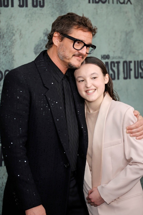 Pedro Pascal y Bella Ramsey protagonizan The Last of Us en HBO Max (Getty).