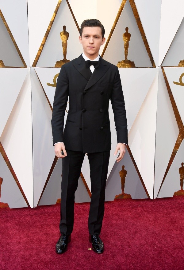 Tom Holland en los Premios Oscar 2018. Foto: (Getty)