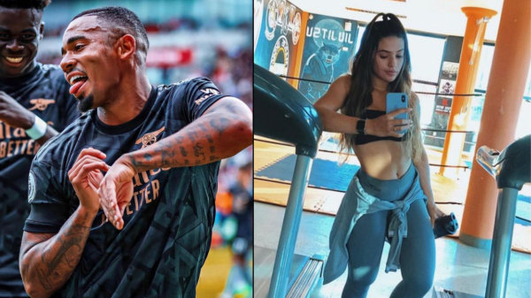 Después de una breve separación, Gabriel Jesús y Raiane volvieron a apostar a la pareja (FB/IG)