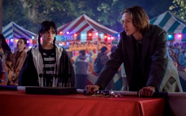 Jenna Ortega y Percy Hynes White. Foto: (IMDB)