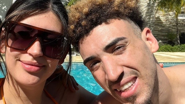 La pareja de Sylvia y Chris está tan consolidada que este año llegará el casamiento (Instagram)