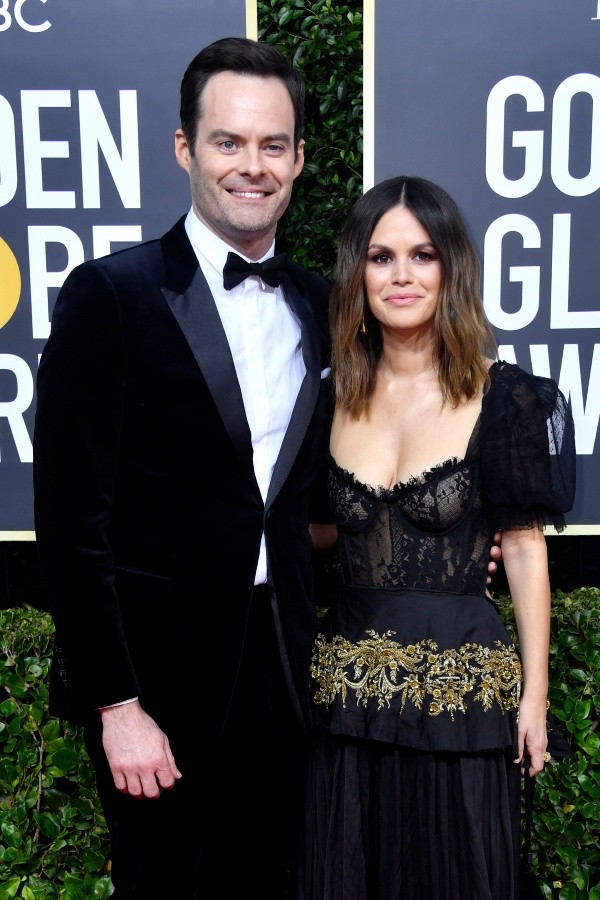 Rachel Bilson y Bill Hader en 2020 (Getty).