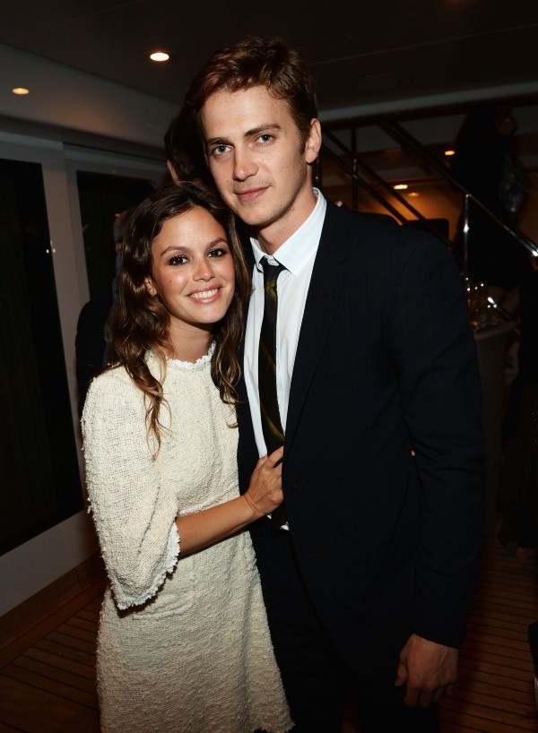 Rachel Bilson y Hayden Christensen en 2013 (Getty).