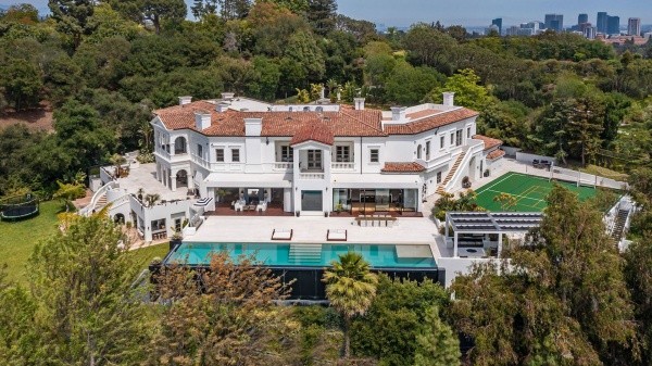 Vista área de la impresionante mansión que The Weeknnd compró en Bel Air (Arquitectura y Diseño)