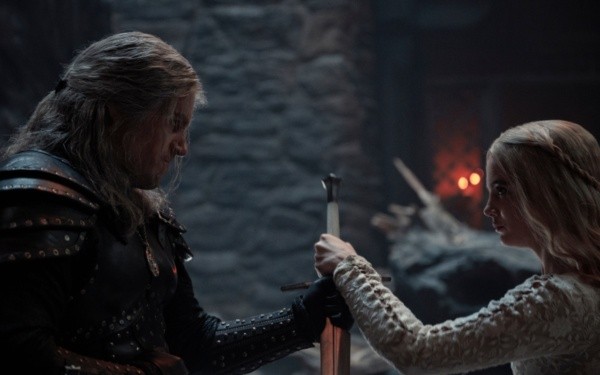 Ciri y Geralt de Rivia. Foto: (Netflix)