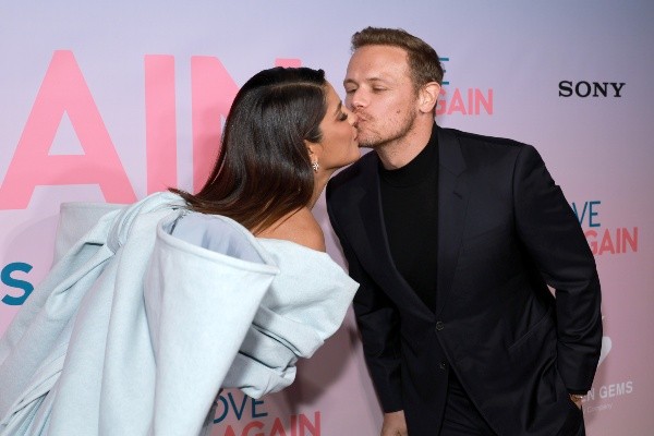 Sam Heughan y Priyanka Chopra Jonas. Foto: (Getty)