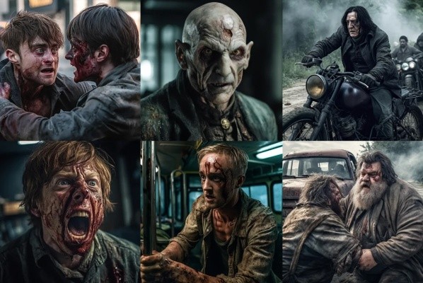 harry potter the walking dead