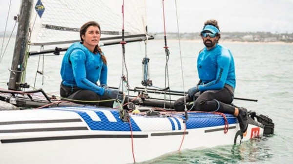 El agua los unió a Mariana y Pablo.